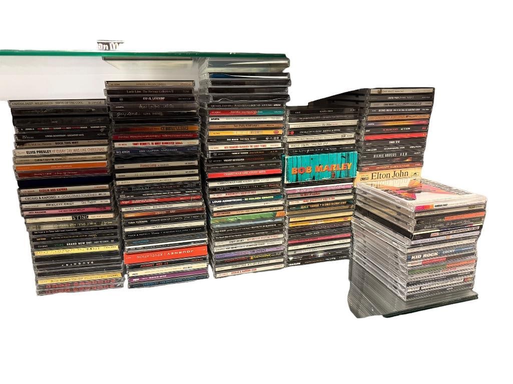 MORE THAN 150 ASSORTED CD'S FEATURING VARIOUS ARTISTS AND GENRES OF MUSIC (1 of 14)