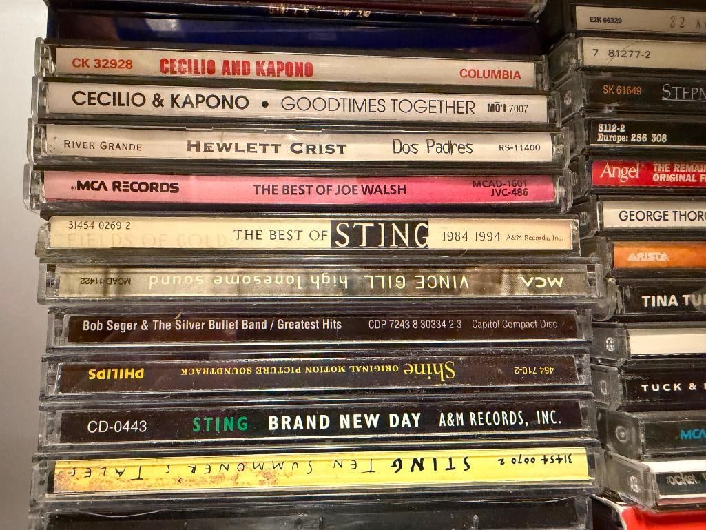 MORE THAN 150 ASSORTED CD'S FEATURING VARIOUS ARTISTS AND GENRES OF MUSIC - 4