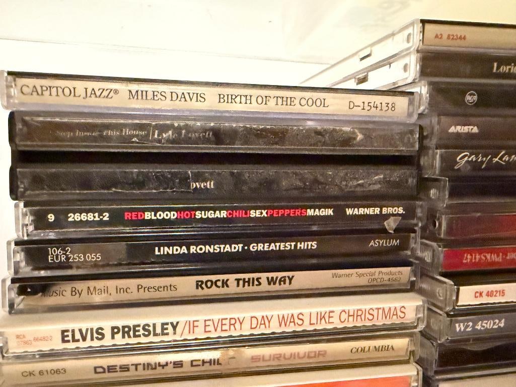 MORE THAN 150 ASSORTED CD'S FEATURING VARIOUS ARTISTS AND GENRES OF MUSIC - 5