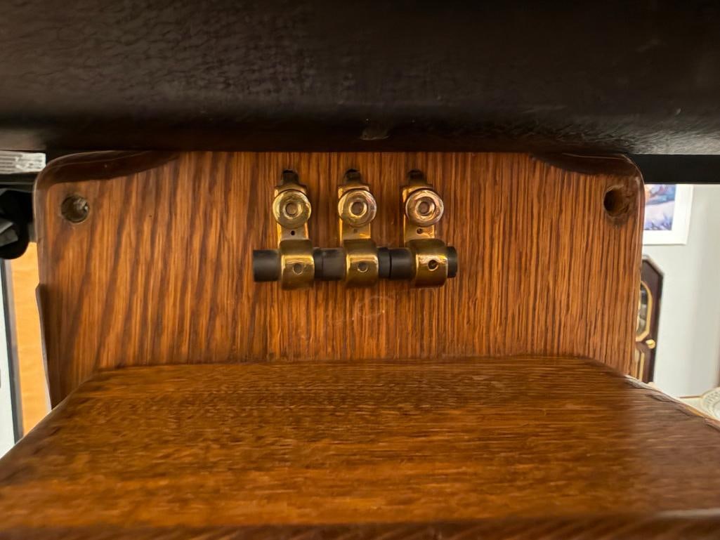 ANTIQUE STROMBER-CARLSON TELEPHONE COMPANY HAND CRANK WOOD CASE WALL PHONE - 9