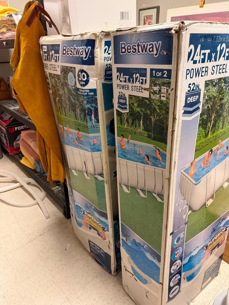 BESTWAY POWER STEEL RECTANGULAR SHAPED POOL - 15