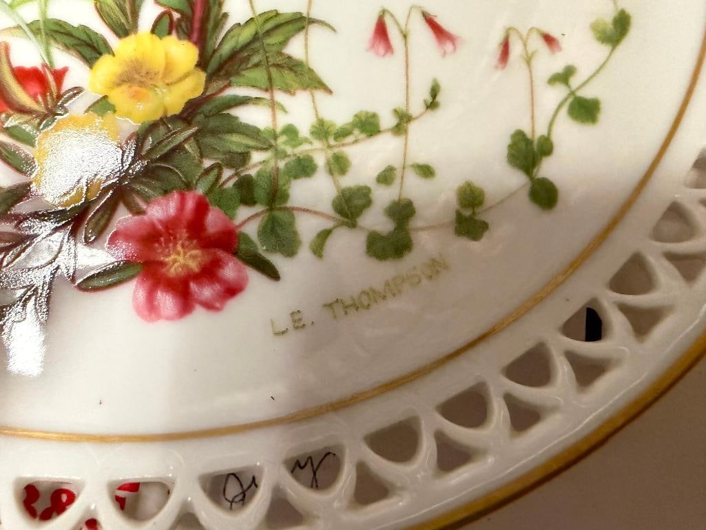 COMPLETE 12 PLATE SET OF BING AND GRONDAHL COUNTRY GARDEN CALENDAR PLATES - 5