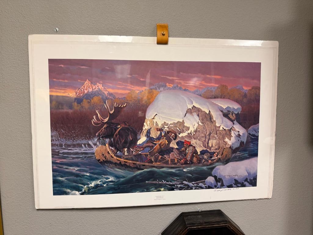GARY CARTER ARTIST SIGNED AND NUMBERED LIMITED EDITION PRINT " SACREBLEU " / SURPRISE - 2
