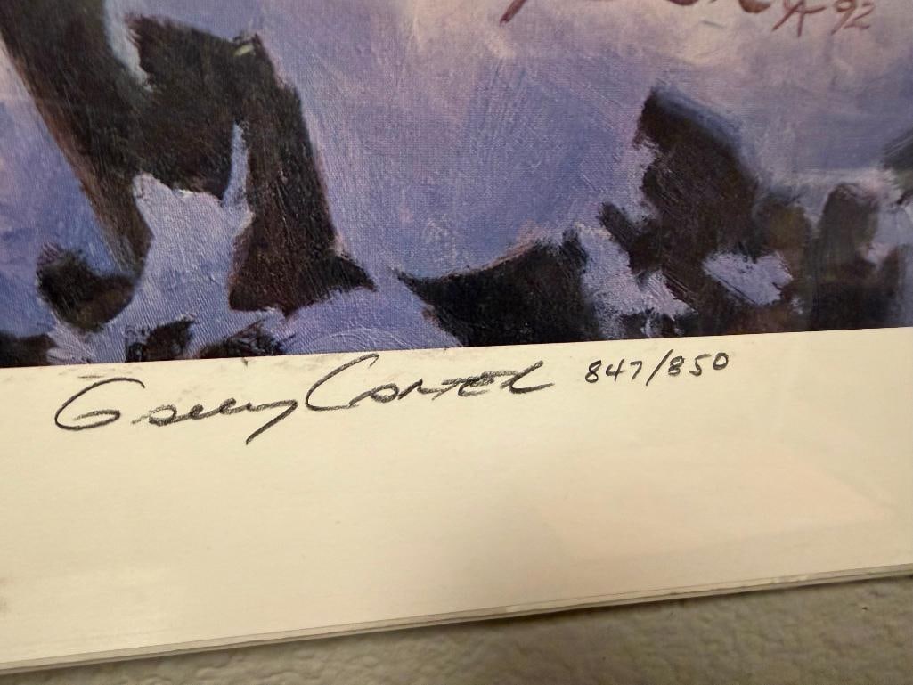 GARY CARTER ARTIST SIGNED AND NUMBERED LIMITED EDITION PRINT " SACREBLEU " / SURPRISE - 5