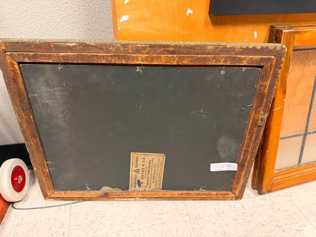 ANTIQUE LATE 1800'S AMERICAN PAINTING OF FLORAN STILL LIFE ON BAORD SIGNED M. DELASHMENT - 6