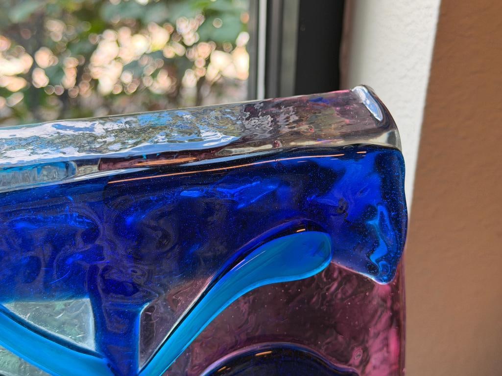 SANDRO FRATTIN MURANO LIMITED EDITION CUBIST / ABSTRACT ART GLASS SCULPTURE STYLED AFTER PICASSO - 7