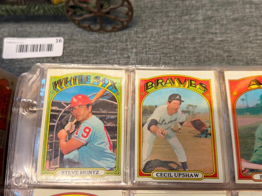 1972 TOPPS BASEBALL CARD SET INCLUDES MANY STARS AND ROOKIE CARDS NEAR COMPLETE - 15