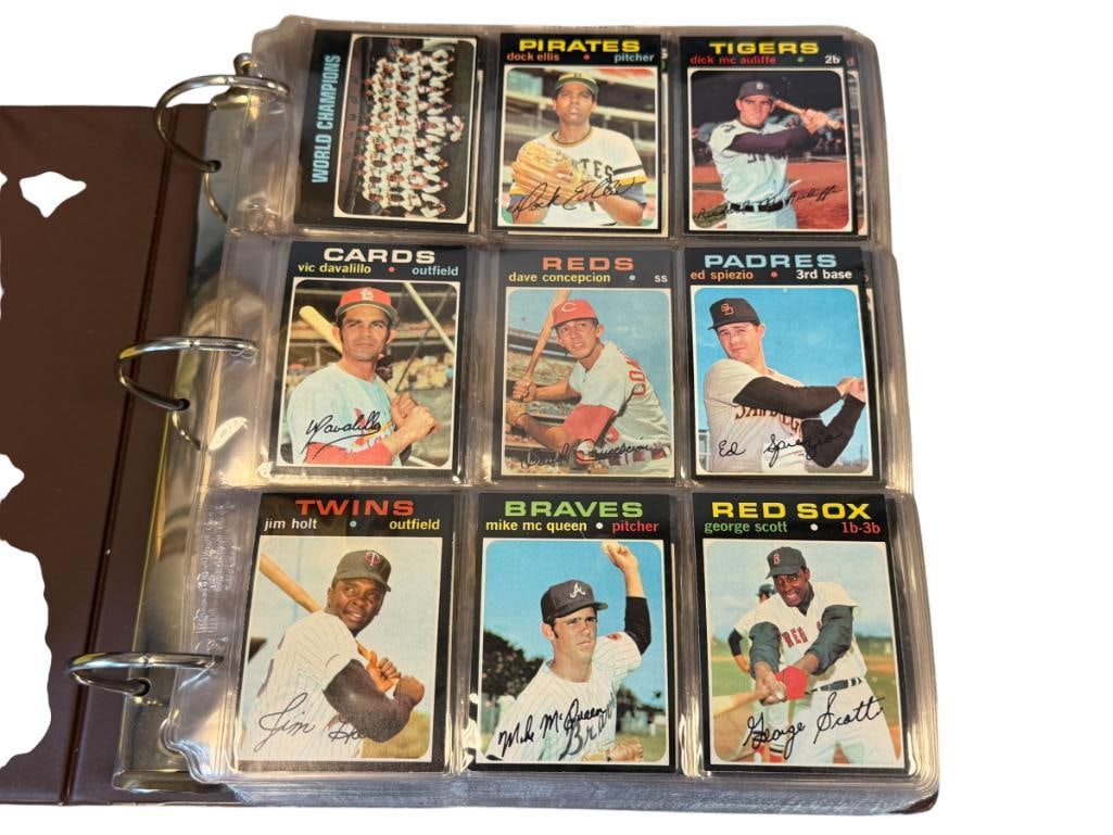 1971 TOPPS BASEBALL CARD SET NEAR COMPLETE INCLUDES STAR AND HALL OF FAMERS (1 of 20)