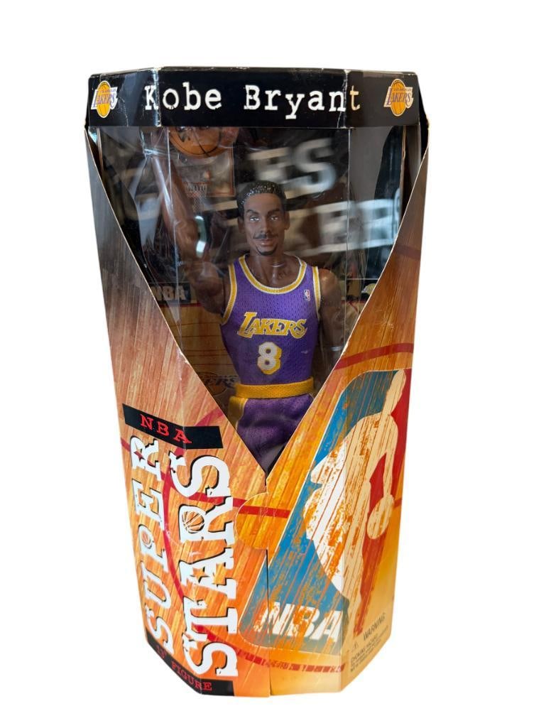 NBA MATTEL HOPS SUPER STARS KOBE BRYANT SPORTS ACTION FIGURE NO. 23073 (1 of 9)