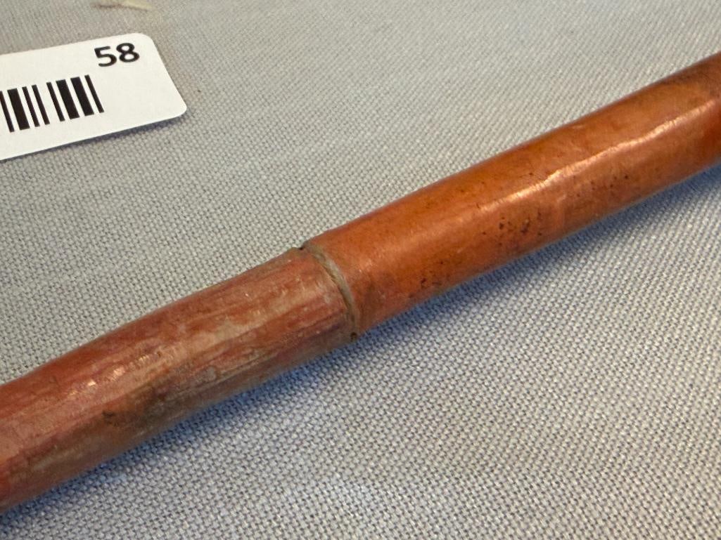 ANTIQUE TERRACOTTA SMOKING PIPE - 7