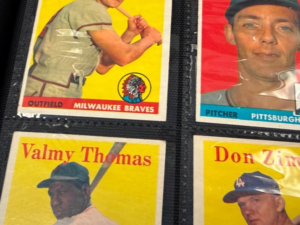 133 1958 TOPPS BASEBALL SPORT CARDS INCLUDES GIANTS, SENATORS, BRAVES, PHILLIES TEAM CARDS - 14
