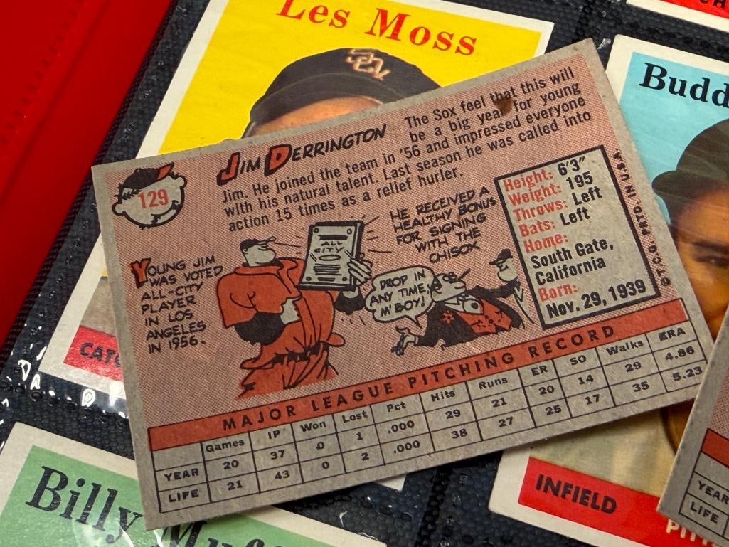 133 1958 TOPPS BASEBALL SPORT CARDS INCLUDES GIANTS, SENATORS, BRAVES, PHILLIES TEAM CARDS - 17