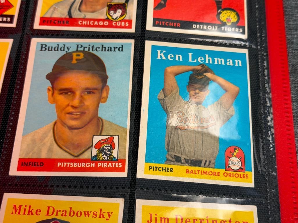133 1958 TOPPS BASEBALL SPORT CARDS INCLUDES GIANTS, SENATORS, BRAVES, PHILLIES TEAM CARDS - 3