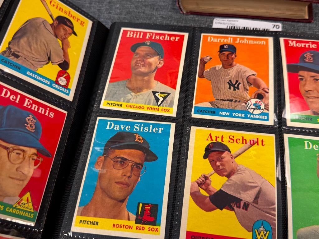 133 1958 TOPPS BASEBALL SPORT CARDS INCLUDES GIANTS, SENATORS, BRAVES, PHILLIES TEAM CARDS - 8