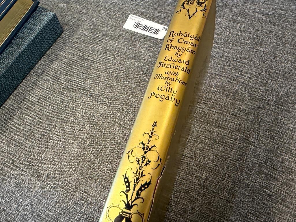 1930'S THE RUBAIYAT OF OMAR KHAYYAM BOOK ILLUSTRATED WITH TIPPED-IN COLOR PLATES BY WILLY POGANY - 3