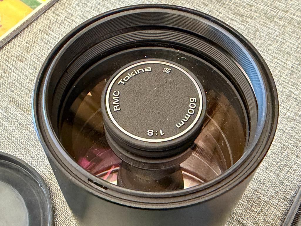 RMC TOKINA 500MM 1:8 MANUAL-FOCUS MIRROR RELFEX TELEPHOTO LENS DISCONTINUED IN 1980 - 4