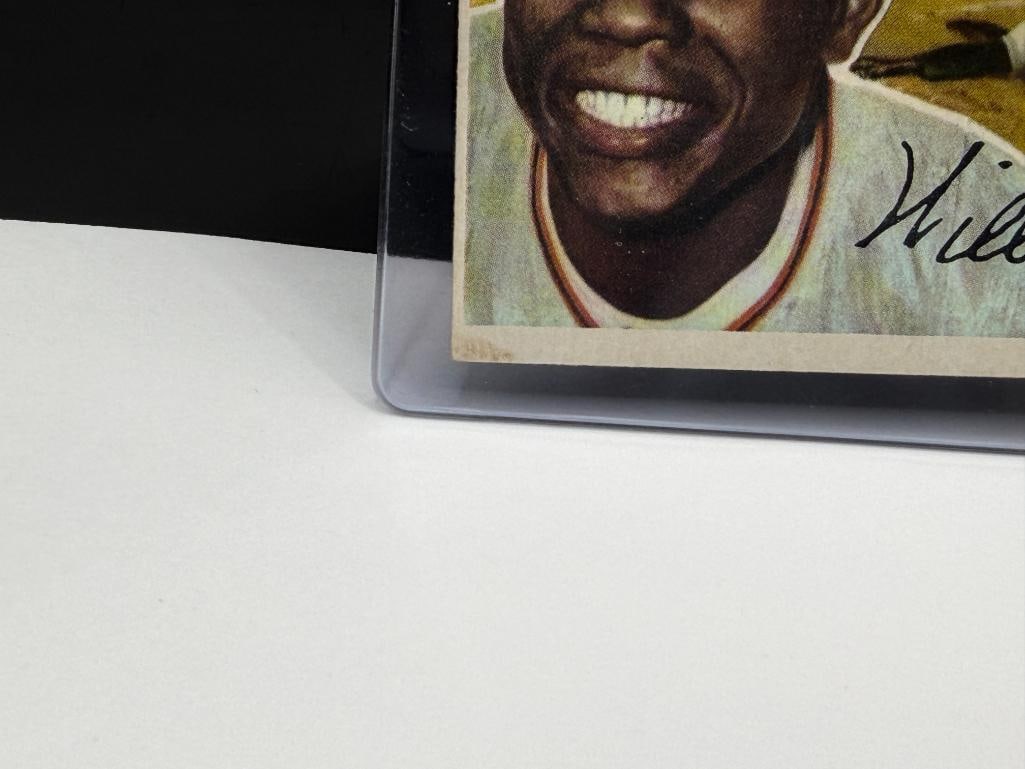 1956 TOPPS #130 WILLIE MAYS BASEBALL CARD GRAY BACK - 5