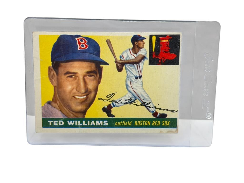 1955 TOPPS #2 TED WILLIAMS BASEBALL CARD (1 of 10)