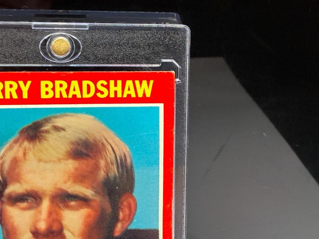 1971 TOPPS #156 TERRY BRADSHAW ROOKIE FOOTBALL CARD - 6