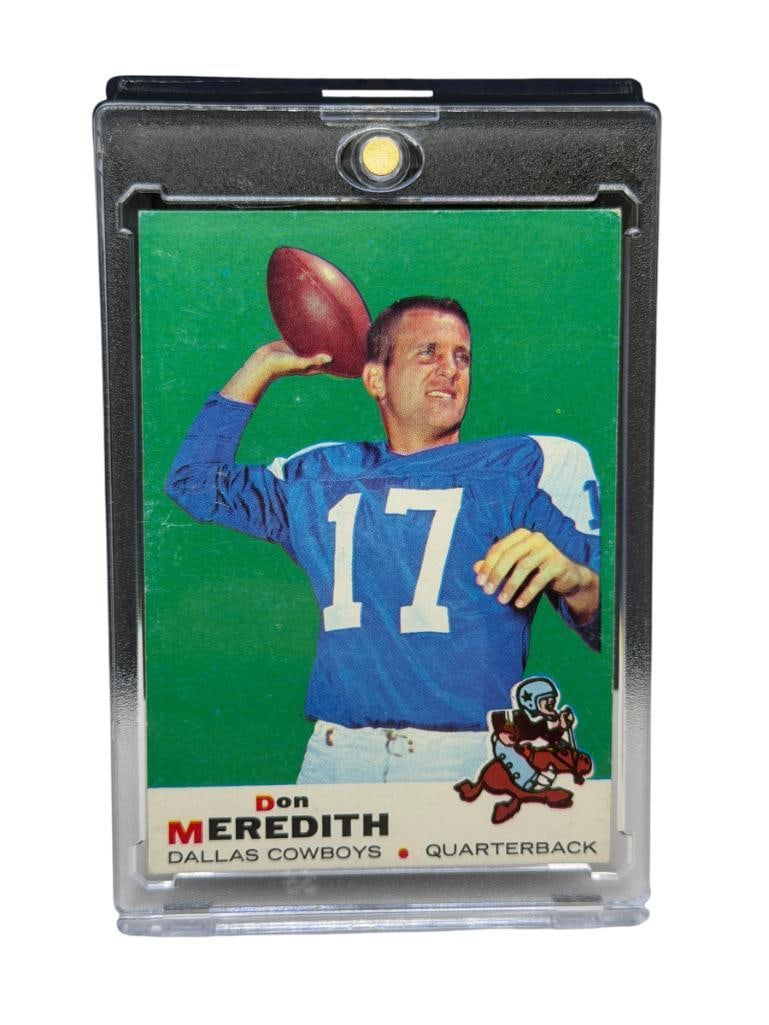 1969 TOPPS #75 DON MEREDITH FOOTBALL CARD (1 of 11)