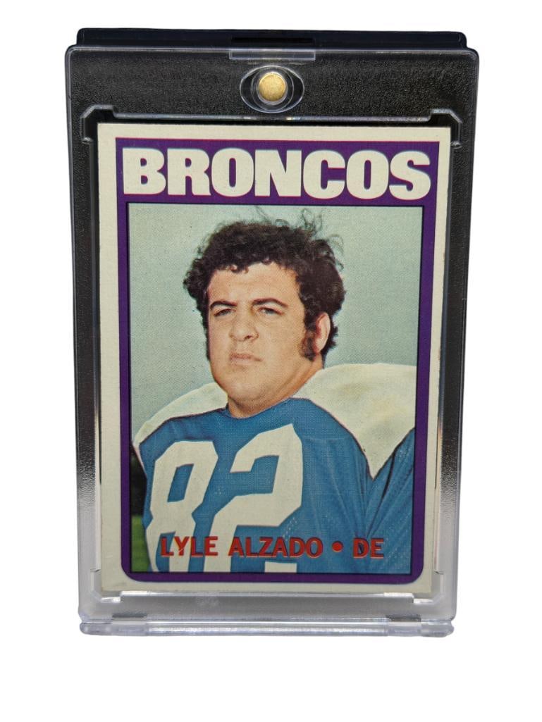 1972 TOPPS #106 LYLE ALZADO ROOKIE FOOTBALL CARD (1 of 11)