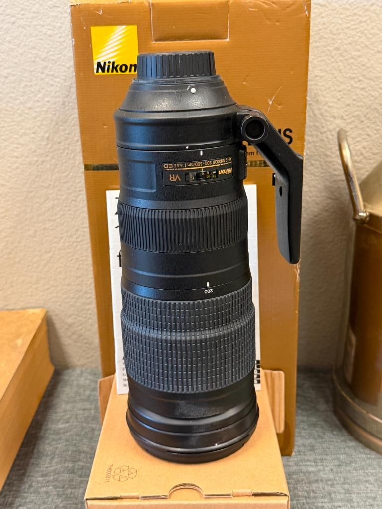 NIKON NIKKOR ZOOM 200-500MM 1:5.6E ED LENS - 2