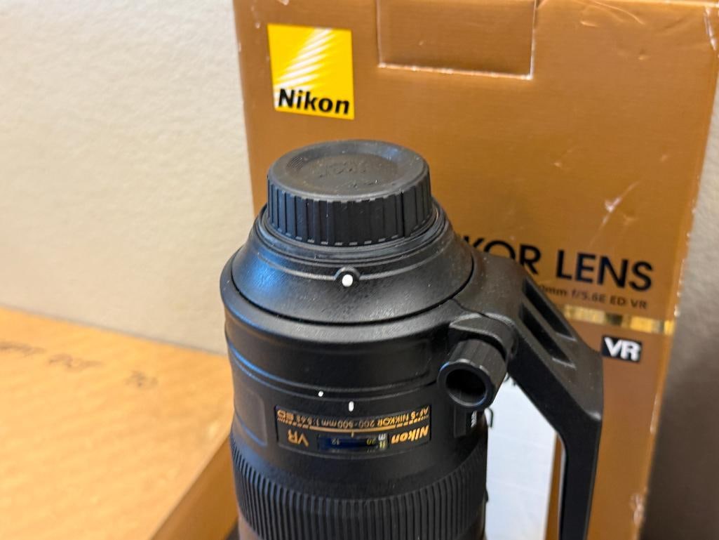 NIKON NIKKOR ZOOM 200-500MM 1:5.6E ED LENS - 3