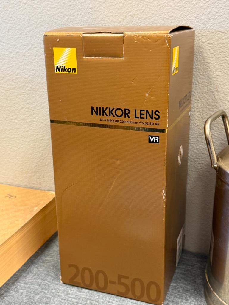 NIKON NIKKOR ZOOM 200-500MM 1:5.6E ED LENS - 6