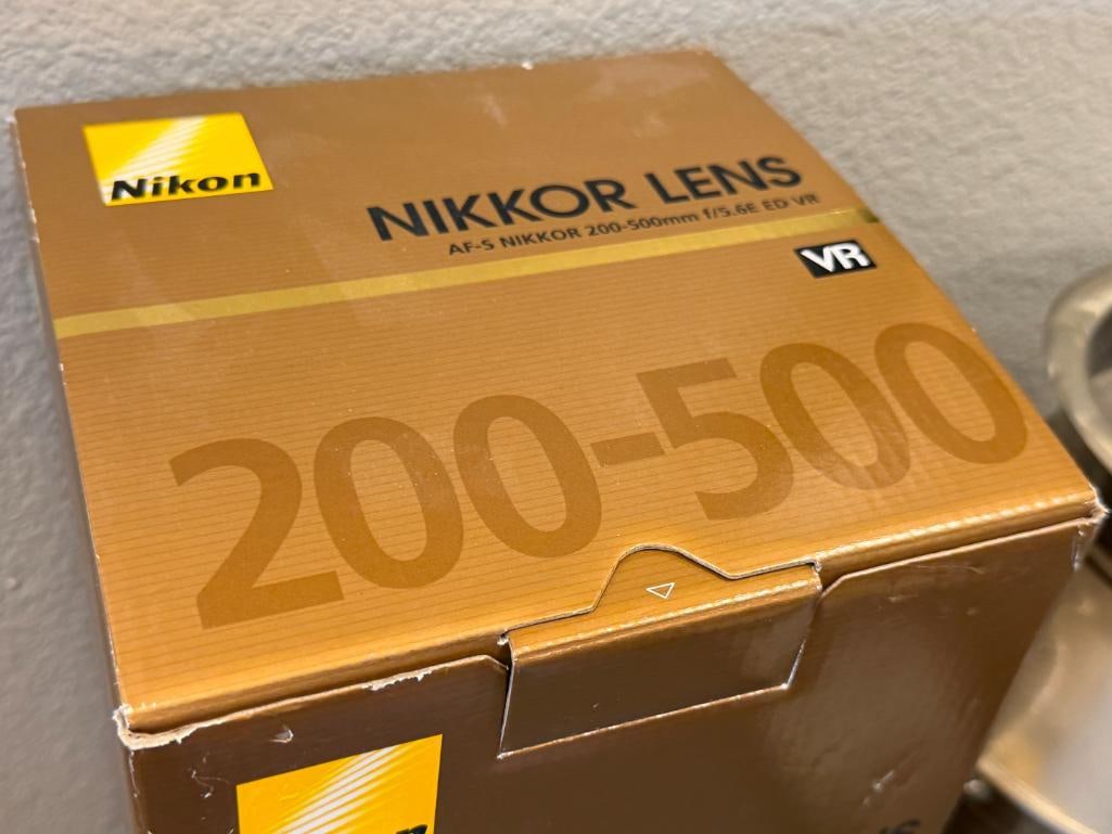 NIKON NIKKOR ZOOM 200-500MM 1:5.6E ED LENS - 7