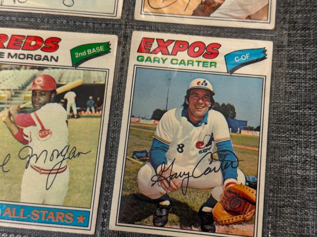 1977 TOPPS HALL OF FAMER AND STARS BASEBALL CARDS ROD CAREW, WILLIE MCCOVEY, MIKE SCHMIDT - 5