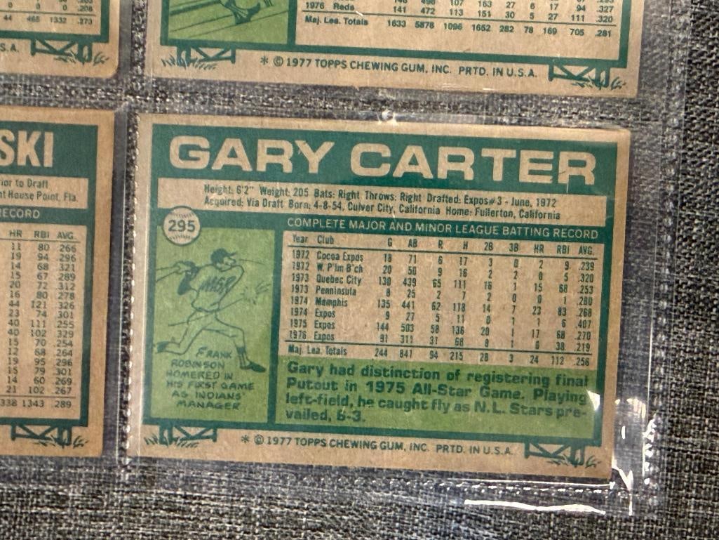 1977 TOPPS HALL OF FAMER AND STARS BASEBALL CARDS ROD CAREW, WILLIE MCCOVEY, MIKE SCHMIDT - 8
