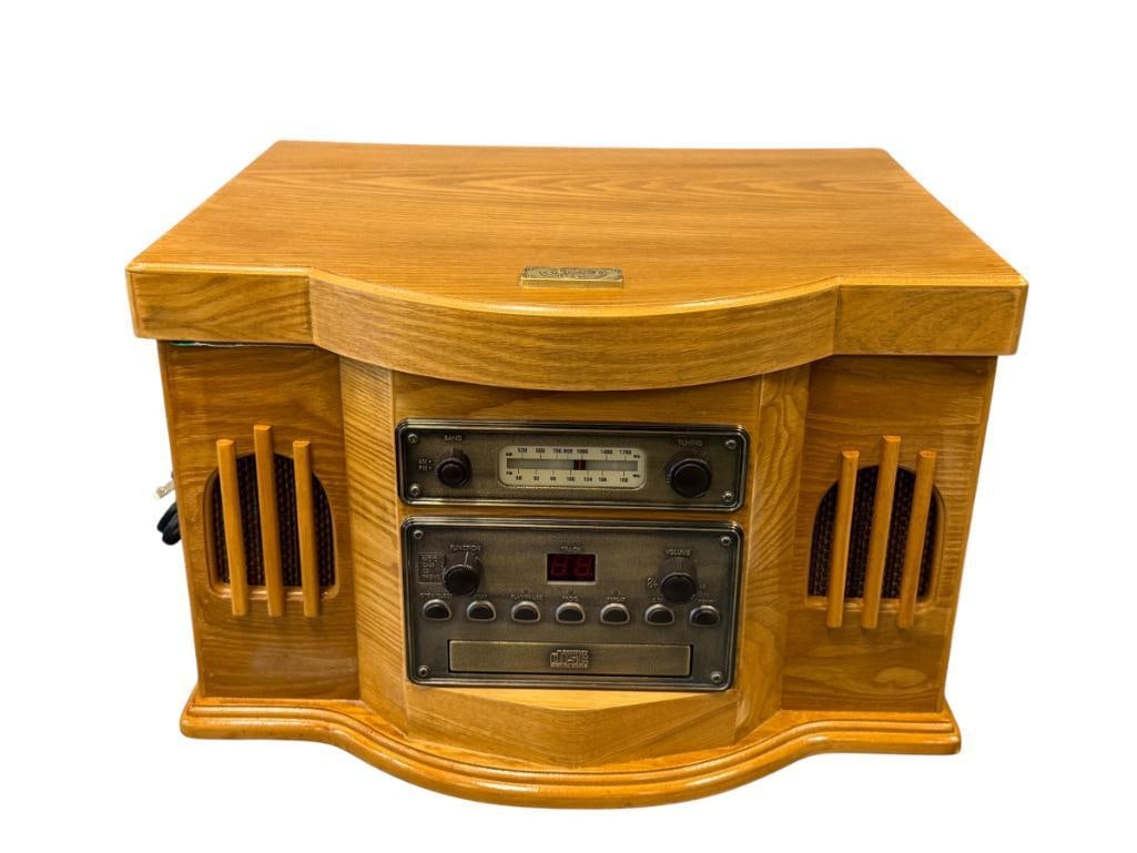 SPIRIT OF ST. LOUIS 3-SPEED TURNTABLE CD AM/FM RADIO CASSETTE PLAYER (1 of 10)