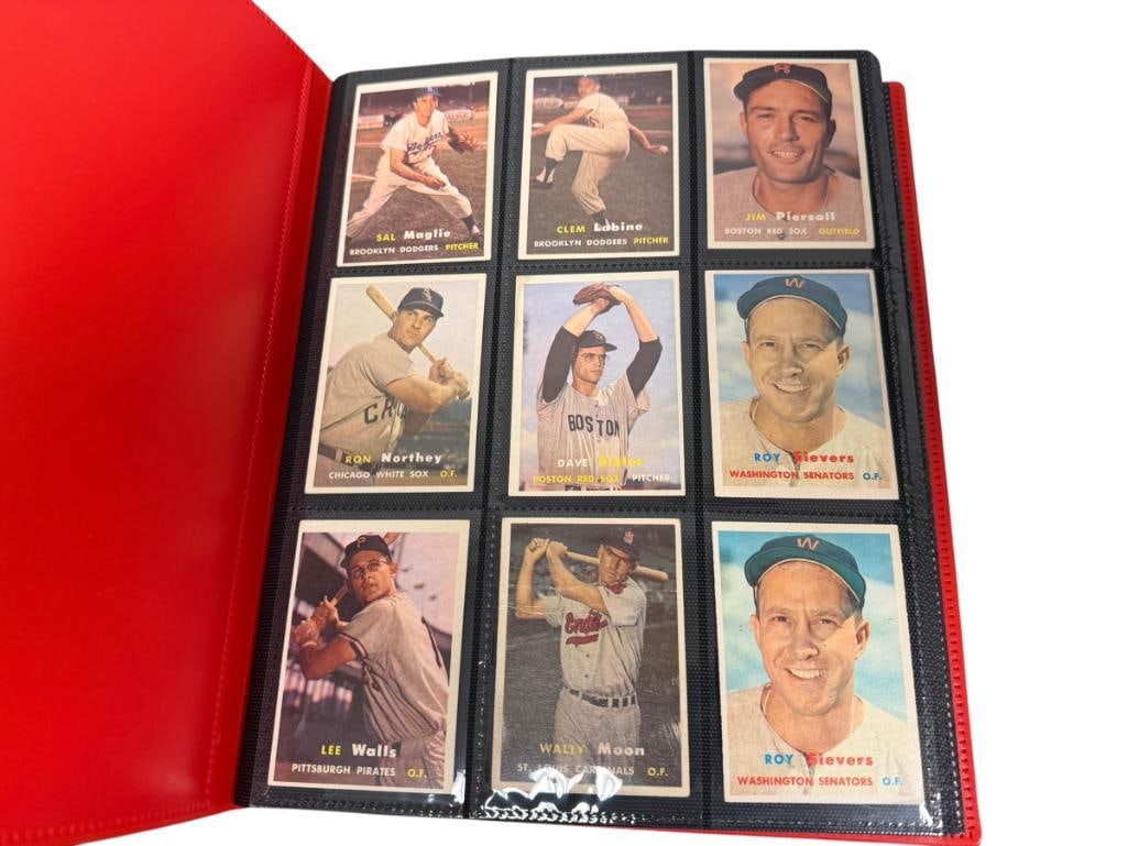1957 TOPPS BASEBALL CARD COLELCTION FEATURING 194 CARDS (1 of 18)
