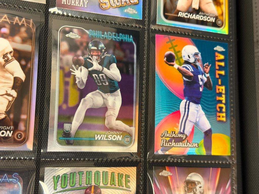 APPROX. 82 2024 TOPPS, PANINI, AND OTHER FOOTBALL CARDS FEATURING TWO RELIC CARDS AND HALL OF FAM... - 14