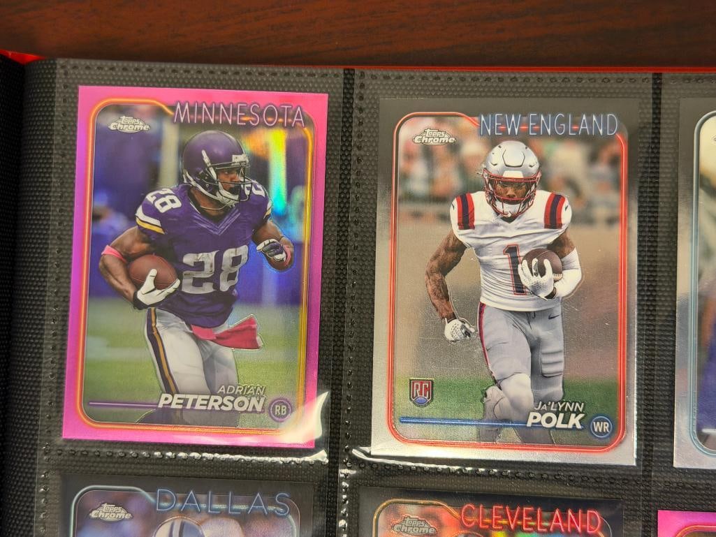 APPROX. 82 2024 TOPPS, PANINI, AND OTHER FOOTBALL CARDS FEATURING TWO RELIC CARDS AND HALL OF FAM... - 15