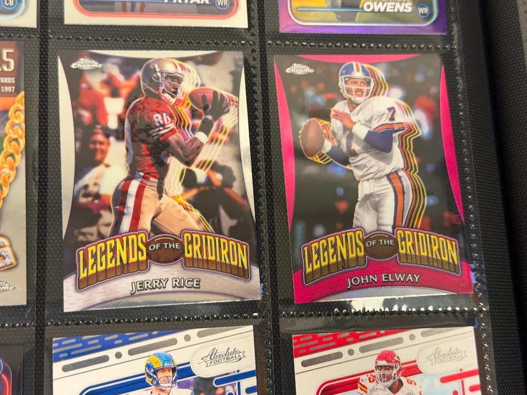 APPROX. 82 2024 TOPPS, PANINI, AND OTHER FOOTBALL CARDS FEATURING TWO RELIC CARDS AND HALL OF FAM... - 16