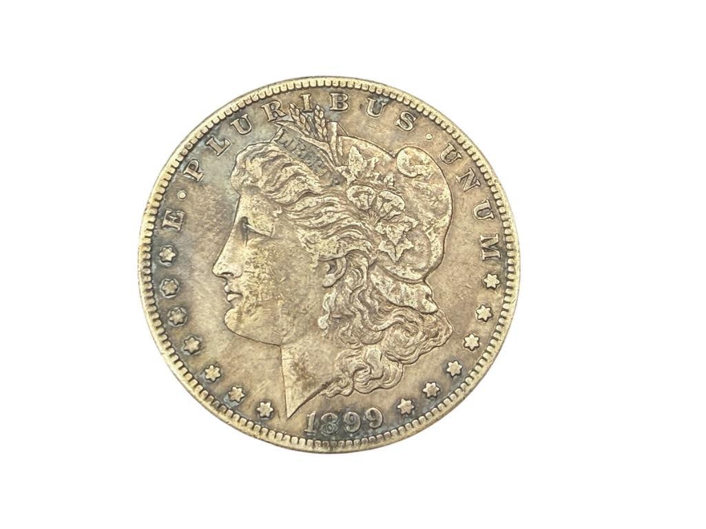 1899-S U.S. MORGAN SILVER DOLLAR: 90% SILVER