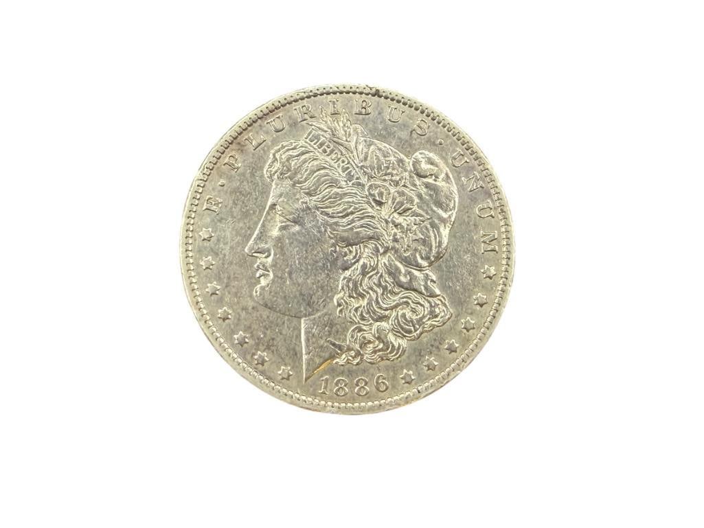 1886-O U.S. MORGAN SILVER DOLLAR (1 of 6)