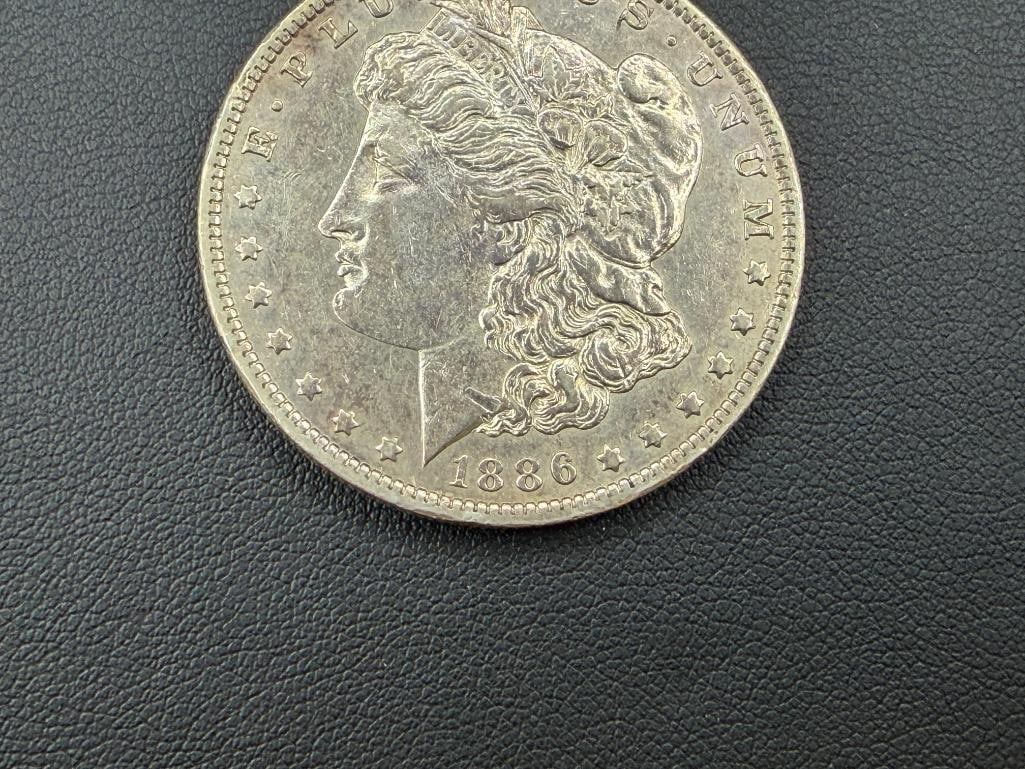 1886-O U.S. MORGAN SILVER DOLLAR - 3