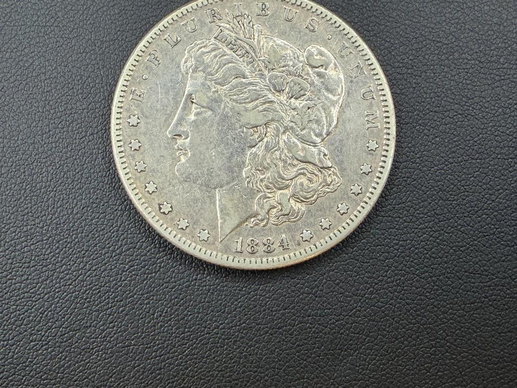 1884-S U.S. MORGAN SILVER DOLLAR - 3
