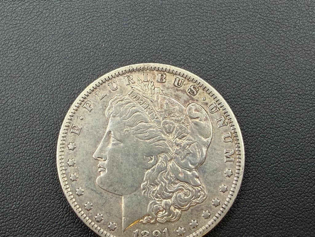 1891-O U.S. MORGAN SILVER DOLLAR - 2