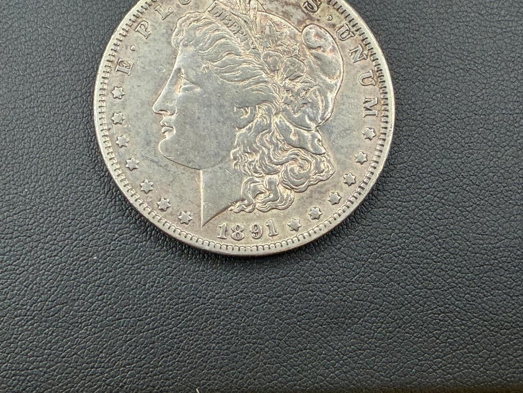 1891-O U.S. MORGAN SILVER DOLLAR - 3