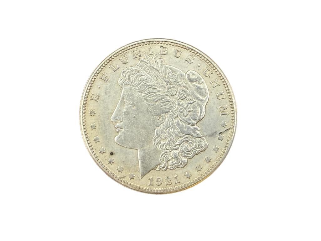 1921-S U.S. MORGAN SILVER DOLLAR (1 of 6)
