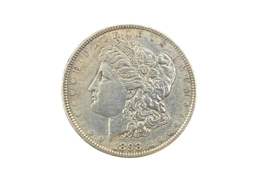 1898 U.S. MORGAN SILVER DOLLAR (1 of 6)