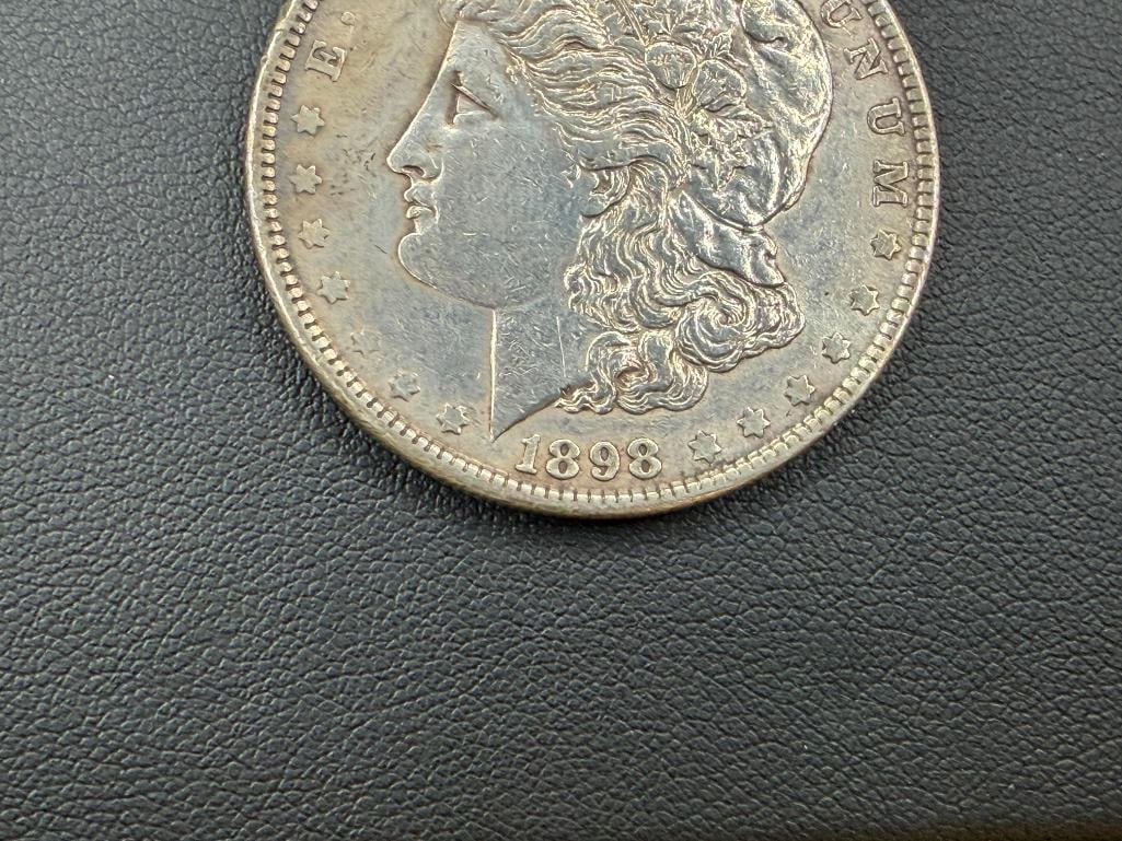 1898 U.S. MORGAN SILVER DOLLAR - 3