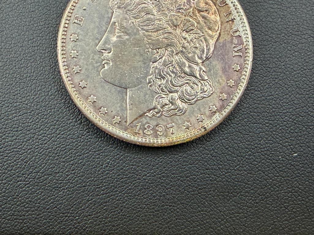 1897-S U.S. MORGAN SILVER DOLLAR - 3