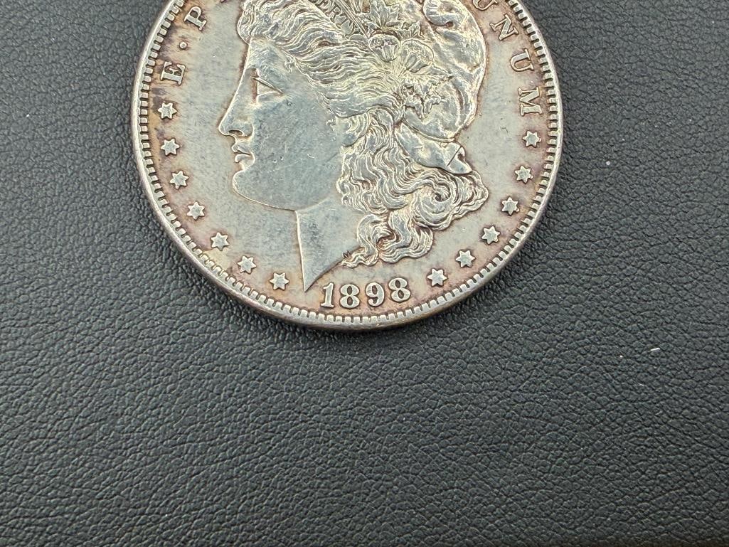 1898 U.S. MORGAN SILVER DOLLAR - 3