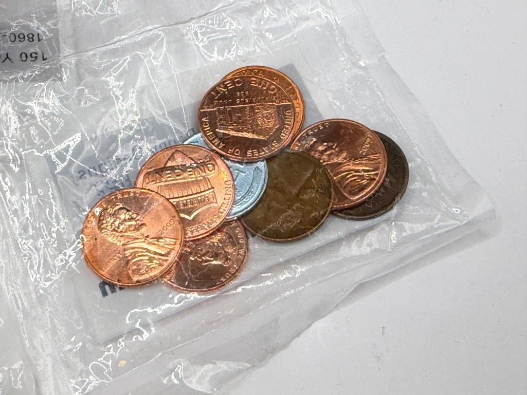 FIVE SETS OF 150 YEARS OF PENNY DESIGNS BY LITTELTON COIN CO. INCLUDING INDIAN HEAD, WHEAT CENT, ... - 3