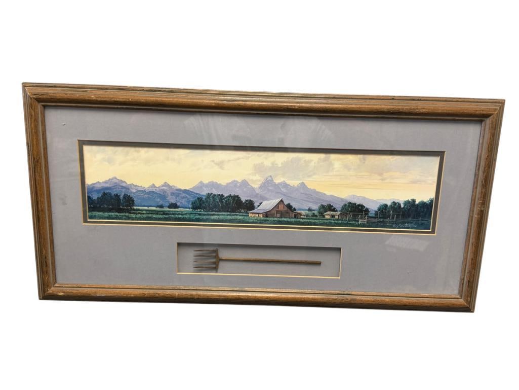 GUY ROWBURY IDAHO ARTIST LIMITED EDITION PRINT NO. 66/180 (1 of 8)