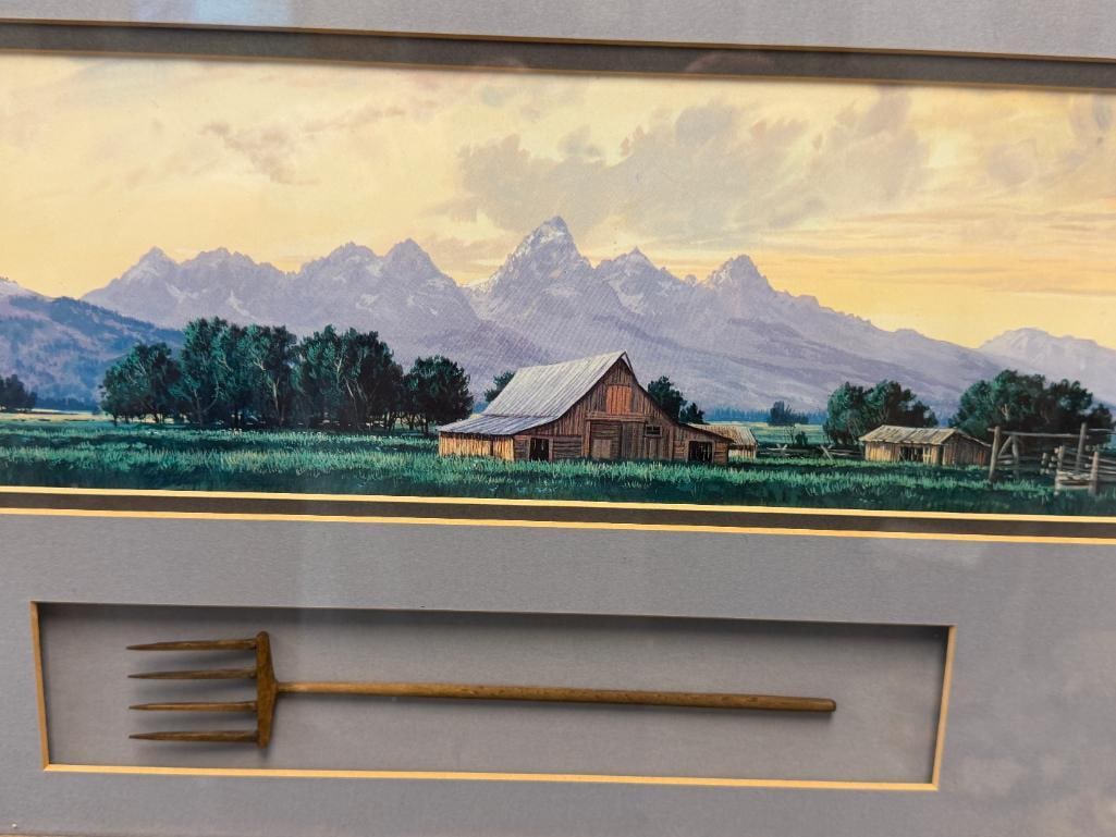 GUY ROWBURY IDAHO ARTIST LIMITED EDITION PRINT NO. 66/180 - 3